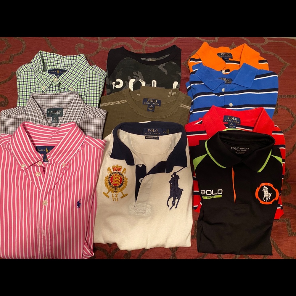 10 pc Polo Shirts Collection Boys